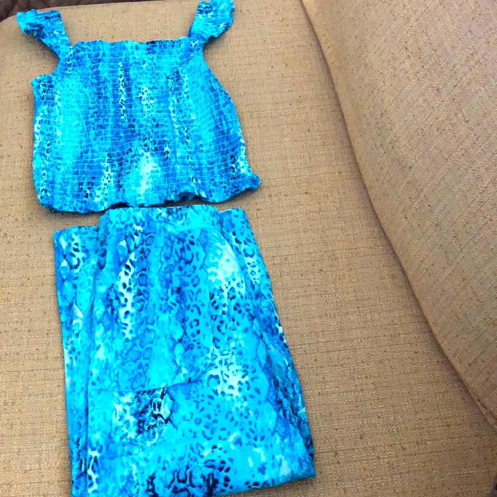 Girl Two piece pants suit